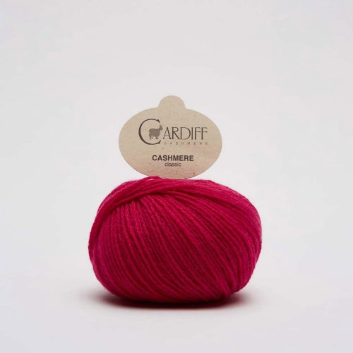 Włóczka Cardiff Cashmere Classic 711 / sakura / amarantowy