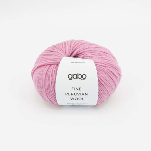 Włóczka Gabo Wool Fine Peruvian Wool 8716 / róż