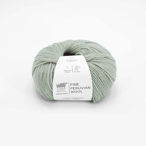 Włóczka Gabo Wool Fine Peruvian Wool 8562 / szałwia
