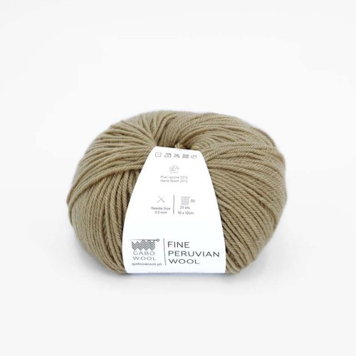 Włóczka Gabo Wool Fine Peruvian Wool 8152 / orzech