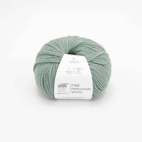 Włóczka Gabo Wool Fine Peruvian Wool 8268 / ciemna szałwia