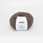 Příze Gabo Wool Fine Peruvian Wool  8308 / zemitě hnědá