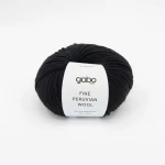 Příze Gabo Wool Fine Peruvian Wool 500 / černá