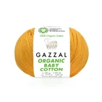 Włóczka Gazzal Organic Baby Cotton 447 / kurkuma