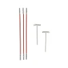 Wymienne żyłki do drutów ChiaoGoo Twist Red 5 cm / 3szt. / gwint MINI / do drutów o grubości 1.5-2.5 mm