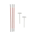 Wymienne żyłki do drutów ChiaoGoo Twist Red 5 cm / 3szt. / gwint MINI / do drutów o grubości 1.5-2.5 mm