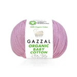 Włóczka Gazzal Organic Baby Cotton 453 / blada róża