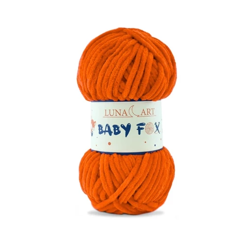 Włóczka Luna Art Baby Fox 100-77 / ciemny pomarańcz