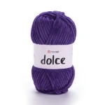 Włóczka YarnArt Dolce 792 / bakłażanowy