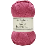 Příze Go Handmade Tencel Bamboo "fine" 17355 / sytě růžová