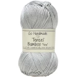 Příze Go Handmade Tencel Bamboo "fine" 17358 / světle šedá