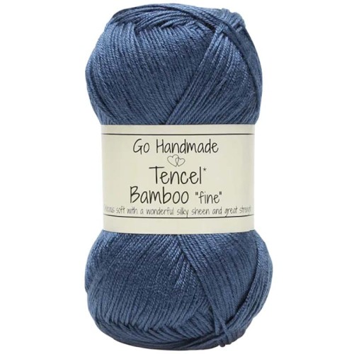 Włóczka Go Handmade Tencel Bamboo "fine" 17361 / petrol