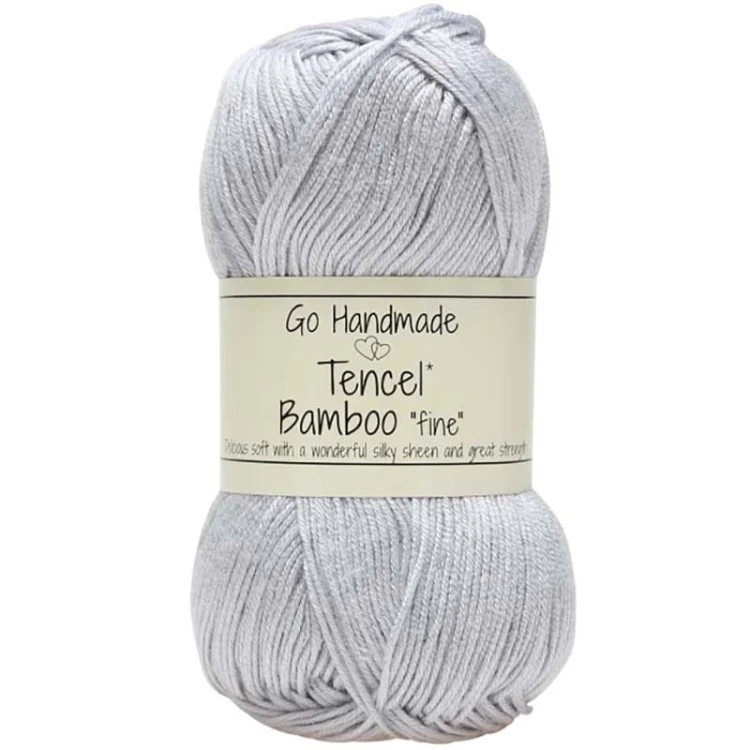 Włóczka Go Handmade Tencel Bamboo "fine" 17384 / jasny niebieski