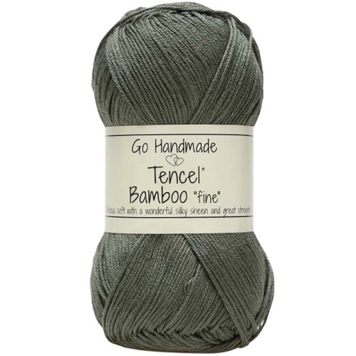 Włóczka Go Handmade Tencel Bamboo "fine" 17472 / leśny