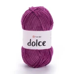 Włóczka YarnArt Dolce 766 / ciemna piwonia