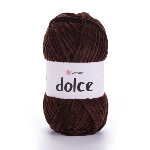 Włóczka YarnArt Dolce 775 / ciemny brąz