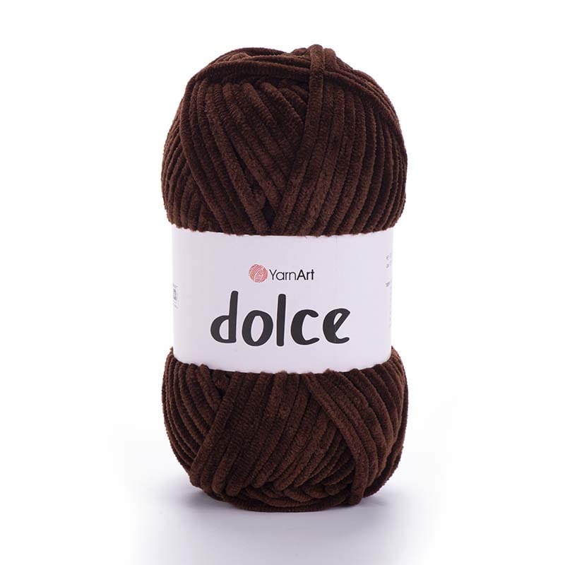 Włóczka YarnArt Dolce 775 / ciemny brąz