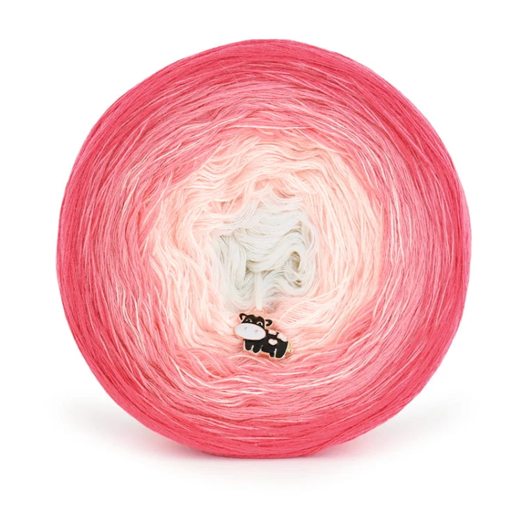 KOKONEK Bamboo BB66 - Arbuz/morela/łososiowy/migdał / 4 nitki / 1200 m / 240 g - GOTOWY