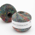 Nić / Włóczka fantazyjna Rico Design Creative Make It Rainbow Glitz 002