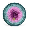 KOKONEK Bamboo BB93 - Ciemna zieleń/ciemna mięta/chłodny róż/jeżyna / 4 nitki / 1200 m / 240 g - GOTOWY
