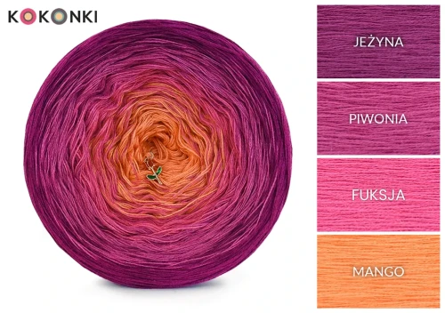 KOKONEK Classic A501 Jeżyna/piwonia/fuksja/mango