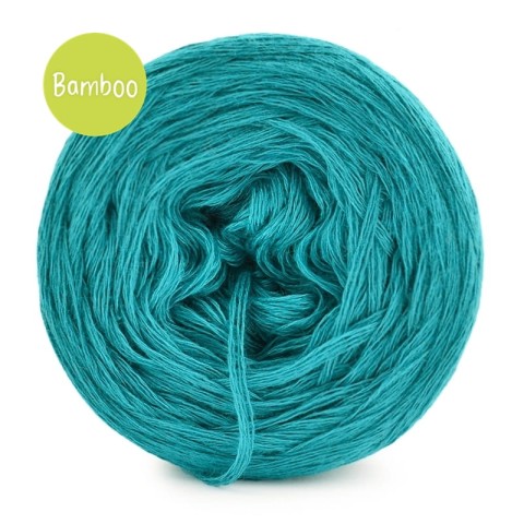KOKONEK Bamboo - ciemny szmaragd / 4 nitki / 400 m / 80 g - GOTOWY
