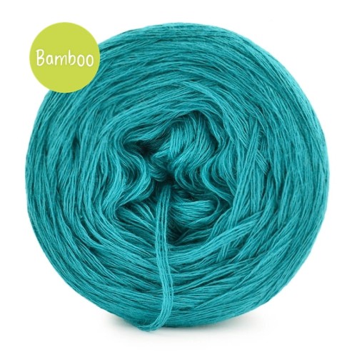 KOKONEK_Bamboo - ciemny szmaragd / 4 nitki / 400 m / 80 g - GOTOWY