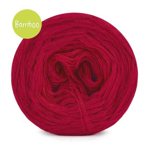 KOKONEK Bamboo - czereśnia / 4 nitki / 400 m / 80 g - GOTOWY
