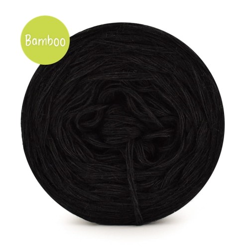 KOKONEK_Bamboo - czerń / 4 nitki / 400 m / 80 g - GOTOWY