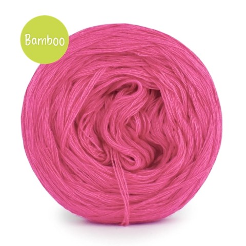 KOKONEK Bamboo - fuksja / 4 nitki / 400 m / 80 g - GOTOWY