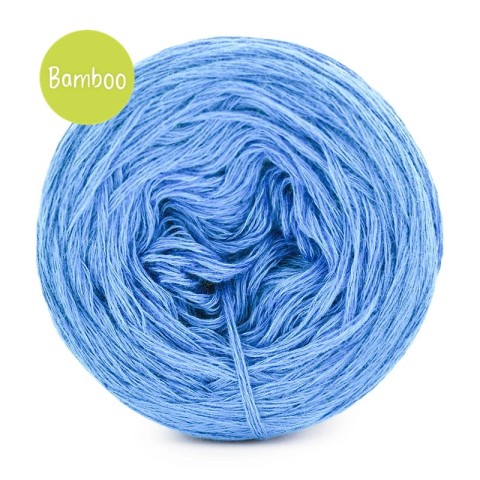 KOKONEK Bamboo - niebieski / 4 nitki / 400 m / 80 g - GOTOWY