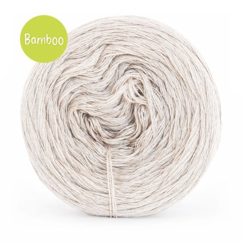 KOKONEK Bamboo - popielaty / 4 nitki / 400 m / 80 g - GOTOWY