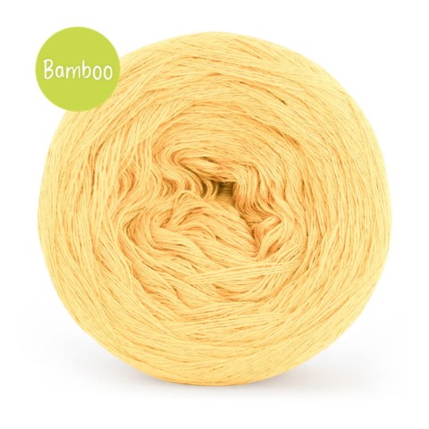 KOKONEK Bamboo - słoneczny / 4 nitki / 400 m / 80 g - GOTOWY