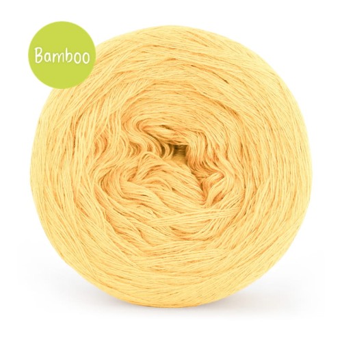 KOKONEK_Bamboo - słoneczny / 4 nitki / 400 m / 80 g - GOTOWY