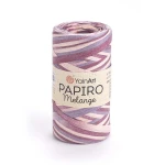 Włóczka Yarnart Papiro Melange 2310 / rafia papierowa / bordo-fiolet-róż