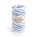 Włóczka Yarnart Papiro Melange 2311 / rafia papierowa / niebieski-biały