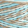 Włóczka Yarnart Papiro Twisted Melange 2304 / rafia papierowa / brąz-błękit