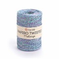 Włóczka Yarnart Papiro Twisted Melange 2305 / rafia papierowa / fiolet-niebieski-zieleń