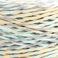 Włóczka Yarnart Papiro Twisted Melange 2306 / rafia papierowa / mięta-żółty-szary