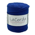 Sznurek La Corda Cotton Cord  5mm / rolka 100m / 610 chabrowy