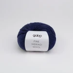 Włóczka Gabo Wool Fine Merino Wool 3432 / nocne niebo