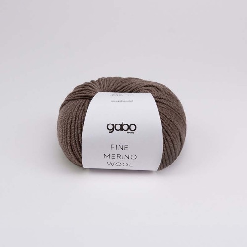 Włóczka Gabo Wool Fine Merino Wool 3308 / ziemisty brąz