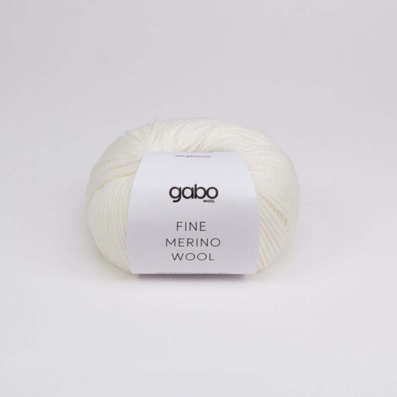 Włóczka Gabo Wool Fine Merino Wool 3099 / złamana biel