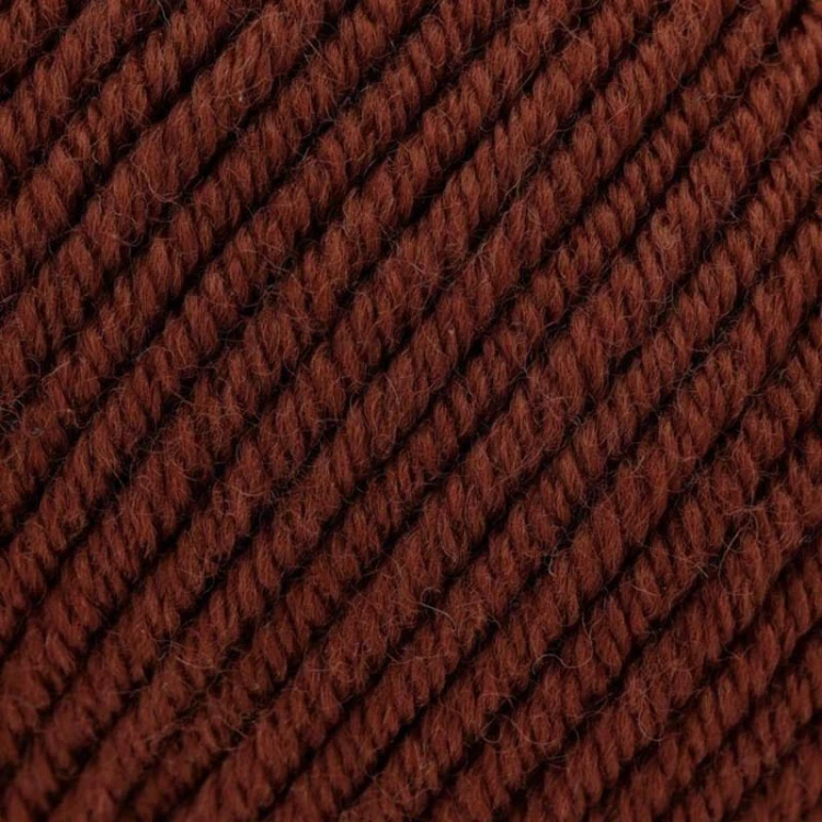 Włóczka Gabo Wool Fine Merino Wool 3729 / rdzawy brąz