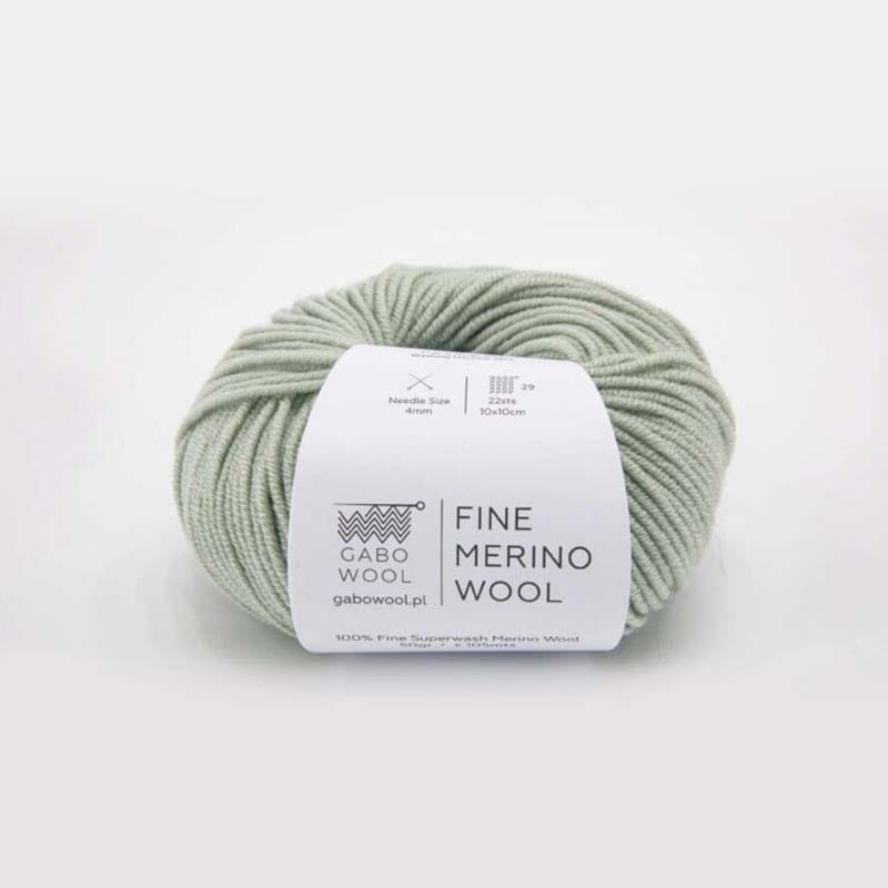 Włóczka Gabo Wool Fine Merino Wool VR8562 / szałwia