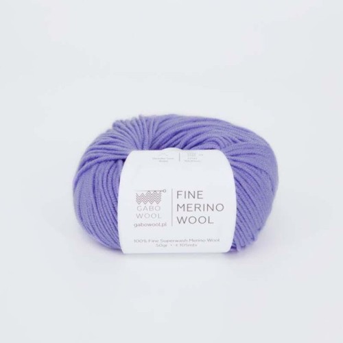 Włóczka Gabo Wool Fine Merino Wool 3818 / lawenda