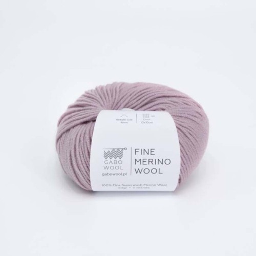 Włóczka Gabo Wool Fine Merino Wool 3387 / brudny róż