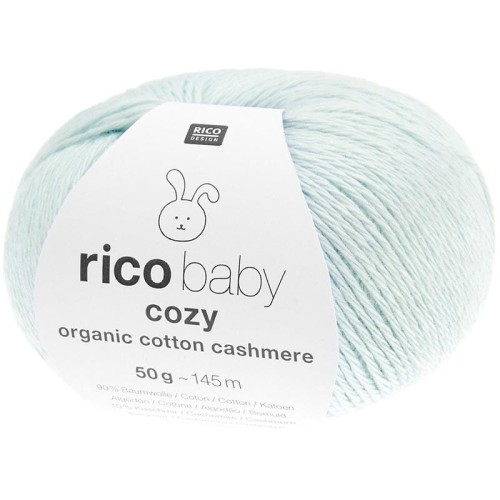 Włóczka Rico Design Baby Cozy Organic Cotton Cashmere 007 / jasny niebieski