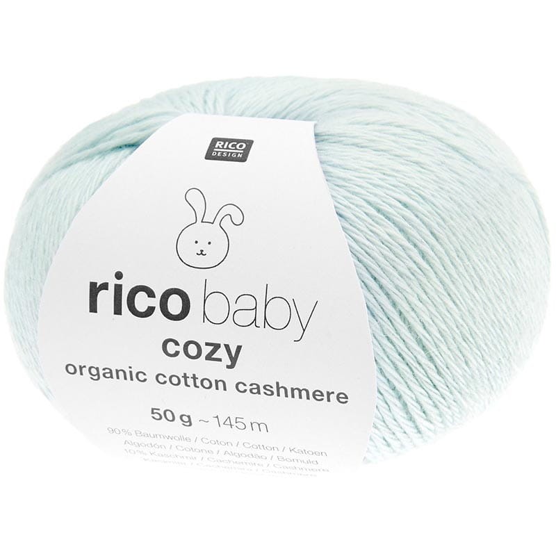 Włóczka Rico Design Baby Cozy Organic Cotton Cashmere 007 / jasny niebieski