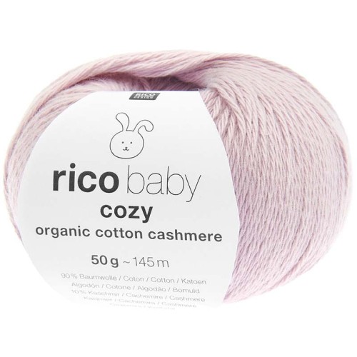 Włóczka Rico Design Baby Cozy Organic Cotton Cashmere 006 / blada lilia